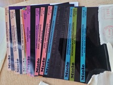 Miele Ersatzteillisten 1990er Jahre auf Microfiche Mikrofilm ca 100 Stück