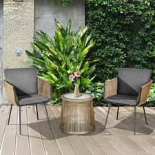 Outsunny 3-tlg. Rattan