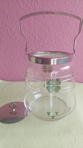 Jugendstil keksdose kleeblatt - jugendstil,