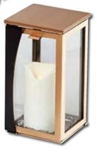 Moderne Grablampe aus Bronze