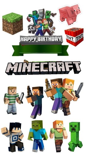Tortenaufleger minecraft - tortenaufleger,
