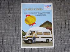 Mercedes Westfalia James Cook Reisemobil Prospekt Brochure 1978 Deutsch selten