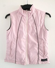 Weste HKM Sports Equipment rosa grau Wendeweste Steppweste Größe S Reitweste