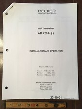Becker Flugfunk AR 4201 VHF