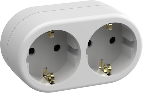 Steckdose schuko doppelstecker - schuko,