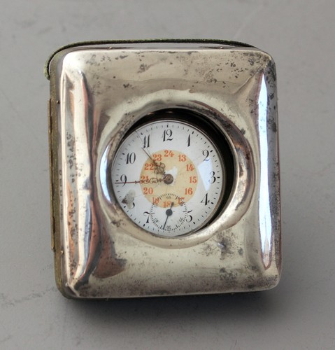 Taschenuhr reiseetui mit - im,