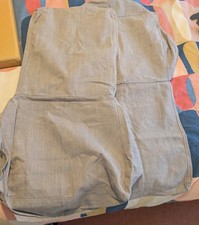 2 x gebrauchte Ikea Henriksdal Nolhaga grau-beige Stuhlhusse, 903.016.35, 2er Pack