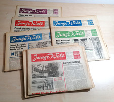 DDR Konvolut 25 Ausgaben Tageszeitung Junge Welt, 1975