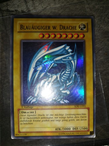 Blauäugiger weißer - yu-gi-oh,