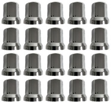 20x Chrom Radmutterkappen