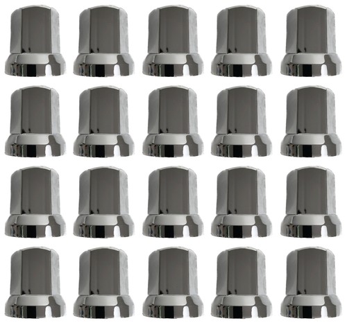 20x chrom radmutterkappen - 20x,