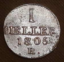 Sachsen 1 Heller 1805 H