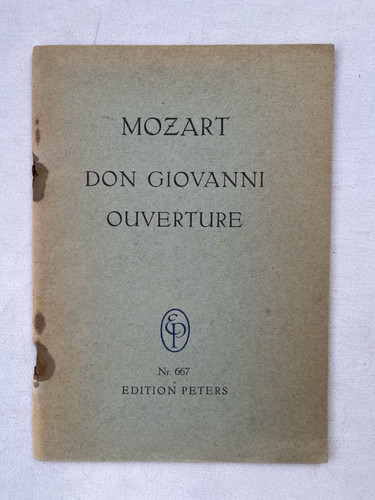 Noten mozart don giovanni - mozart.,