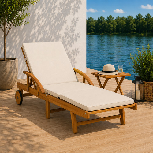 Sonnenliege mit tisch - tisch, und