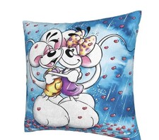 Diddl❤️Kissenbezug ❤️Diddl & Diddelina❤️40x40cm❤️Pink❤️Deutschland