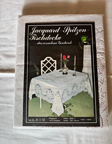 Jacquard spitzen tischdecke - jacquard, spitzen-tischdecke