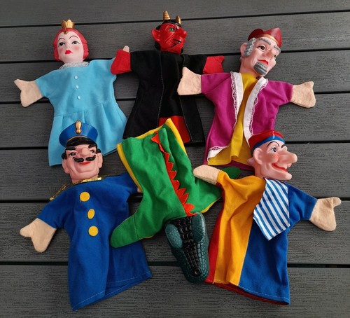 6er set handpuppen - set,