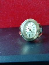 Ringuhr 750 Gelbgold  Vintage