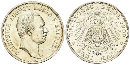 Sachsen friedrich august - -,