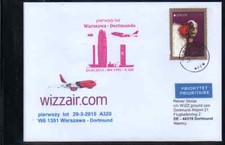 WIZZ AIR FFC ERSTFLUG WARSAW POLAND - DORTMUND 2015