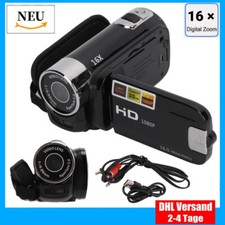 Videokamera 4K 48MP Camcorder 16X Zoom Fülllicht Digital Kamera Recorder 270°