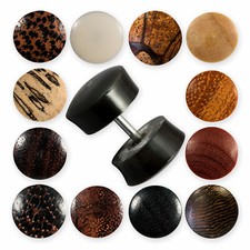 Fake Plug Holz Piercing