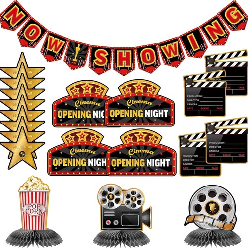 Filmnacht partydekoration set - filmnacht,
