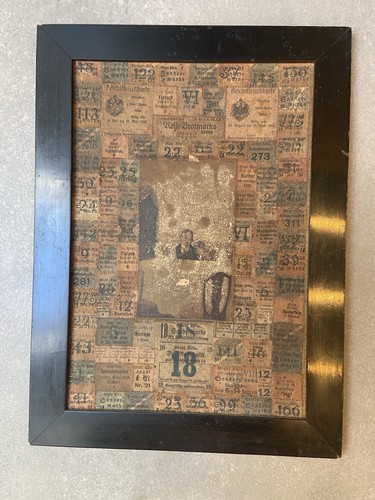 Antikes bild mit wertmarken - antikes,