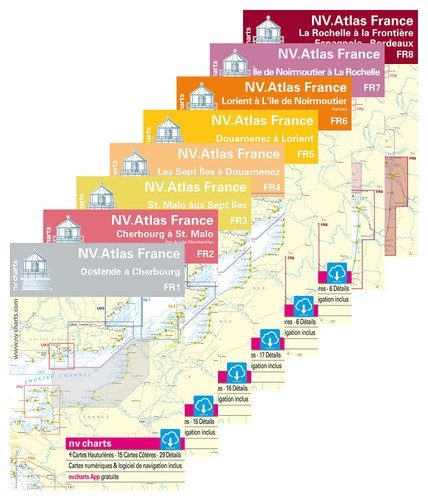 Sportbootkarten frankreich - nv,
