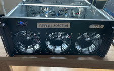 Grafikkarten Mining Rack - 19 Zoll für 8GPU Startklar (NO GPU)