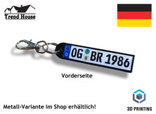 ★ 3D Druck KFZ Kennzeichen