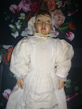 Alte  Puppe  Stoffpuppe mit