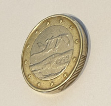 1 Euro Münze von 1999 Finnland sehr selten Umlaufmünze zwei Schwäne