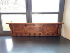 Wandgarderobe aus Eiche mit