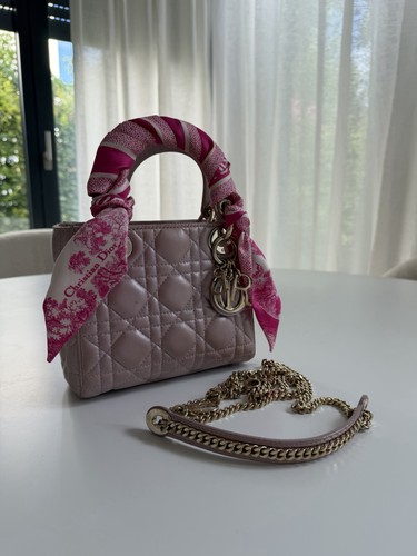Lady dior leder - leder-handtasche, –