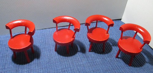 Rote stühle vintage - rote,
