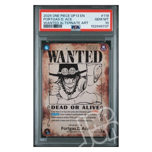 One piece card portgas ace - portgas,