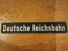 Deutsche Reichsbahn Schild