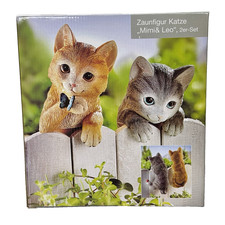2er Set Zaunfigur Katze Mimi &
