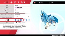 Shiny Zacian Pokemon Schwert