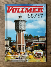 Vollmer Katalog 1986/87 Modellbahn-Zubehär H0 + N + Z mit Preisliste 87