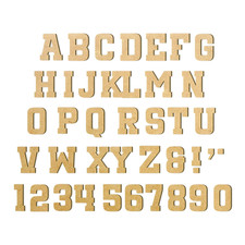 Holzbuchstaben Zahlen aus Holz