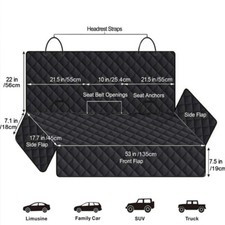 Hunde Schutzdecke Autositzbezug Haustiere Hundedecke Rückbank Autodecke Auto