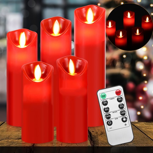 Led kerzen set deko - kerzen, flackernd