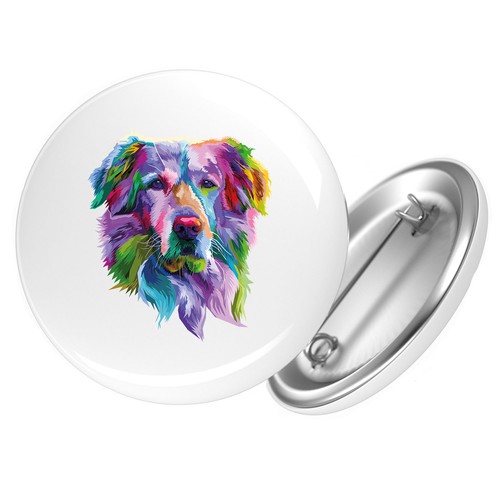 Button golden retriever - button,