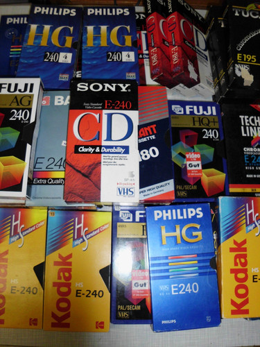 Vhs kassetten 90er leer - vhs, 60