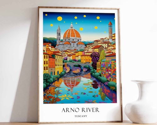 Arno river poster florenz - 2_arno,