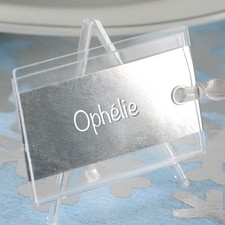 Platzkarte Kartenhalter Hochzeit Gastgeschenk klar Staffelei Menge nach Wahl