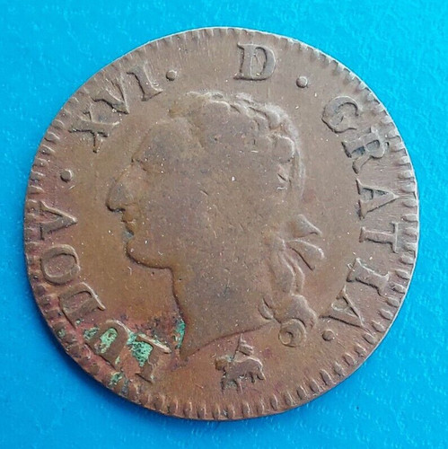 Louis xvi liard - xvi,, b