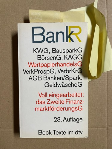 Bankrecht kwg bausparkg - bankrecht, kwg,